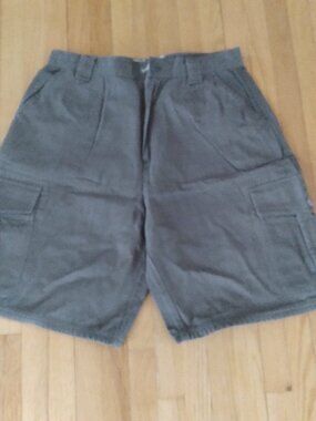 Comfortable Practical Natural Shorts, Ocean Pacific, Cotton, Size - XL